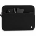thumbnail image 3 of Vangoddy 15.6 Inch Laptop Sleeve Case, Water-Resistant Neoprene Notebook Bag with Zipper and Front Pocket, Fits 15.4-15.6 in Laptops, Black, 3 of 14