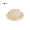 thumbnail image 3 of 16Pcs Wood Button Plugs, 12mm/0.47" Hardwood Screw Hole Plug Mushroom Wooden Caps Buttons Wood Plug for Furniture Woodworking Craft Decor (18mm x 12mm), 3 of 6