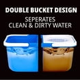 thumbnail image 4 of Effortless Cleaning Solutions: Insta Mop Spin Mop & Bucket Set - Microfiber Head, Washer Machine Safe, 4 of 5