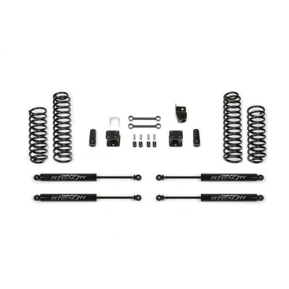 Fabtech K4048m Budget Lift System W/Shock Fits 07 18 Fits/For Wrangler (Jk) Fits select: 2015-2017 JEEP WRANGLER UNLIMITED SPORT, 2012-2014 JEEP WRANGLER SPORT