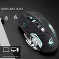 thumbnail image 3 of Mouse Inalámbrico Gamer  Recargable FREE WOLF X8 ADA  Clic Silencioso, 3 dpi Ajustable, 3 of 5