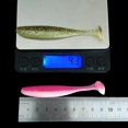 thumbnail image 4 of 6 señuelos de pesca de silicona de 9 cm y 4,3 g de sábalo blando, para pececillos, gusanos de agua dulce y salada, cebos artificiales para lubina, 4 of 5
