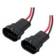 thumbnail image 1 of sweethay Adaptadores de conector de extensión de enchufe precableado para faros delanteros enchufes de repuesto para bombillas, 1 Bombillas para automóviles, 1 of 6
