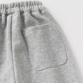 thumbnail image 5 of Gfyviroh 3-10 Y Toddler Kids Cotton Pants Little Girls Pleated Cuffed Pants with Pockets Soft Elastic Waist Sport Pants, 5 of 6