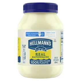 Hellmann's Real Mayonnaise Condiment Real Mayo Gluten Free, Made With 100% Cage-Free Eggs 30 oz