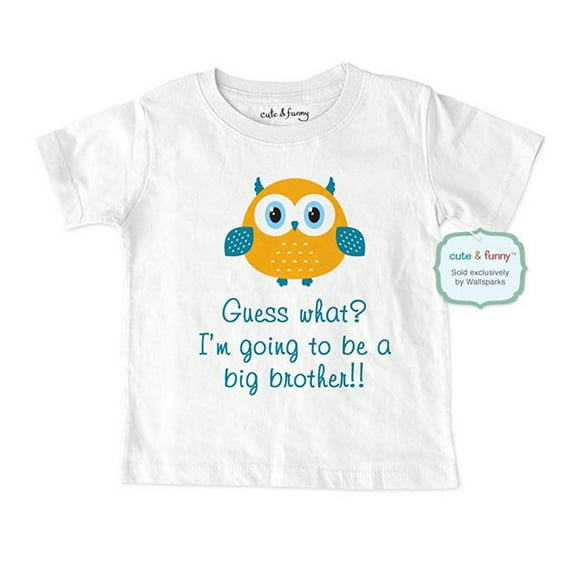 Guess what? I'm going to be a big brother!! - wallsparks cute & funny Brand - Soft Infant & Toddler Shirt