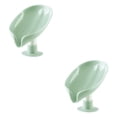 thumbnail image 4 of Advancent Jaboneras resistentes Soporte de esponja Cuarto de baño Ducha sin perforaciones Contenedor de ventosa Estante Bandeja de almacenamiento Verde 2piezas Advancent CBP020814, 4 of 6