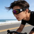 thumbnail image 6 of 1 Pack Outdoor Ski Cycling Motorcycle Riding Sport Goggles with Adjustable Strap, Windproof Sport Glasses for Dirt Bike Ski Racing Outdoor Sports Men Women Adults, 6 of 6