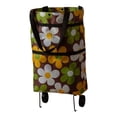 thumbnail image 2 of Xingjin Rolling Grocery Cart, 23L Foldable Shopping Bag with Detachable Silent Wheels, Reusable Wheeled Tote for Supermarket, 6.1 Gallon, 2 of 7