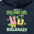 thumbnail image 2 of SpongeBob SquarePants - Prone To Shenanigans And Malarkey - Men's Pullover Hooded Fleece Sweatshirt, 2 of 5
