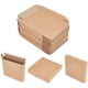 thumbnail image 1 of 50 cajas de papel kraft con tapa de 10 x 10 x 2 cm, pequeñas cajas de cartón marrones, cajas de regalo, cajas de papel kraft cuadradas, mini cajas para envíos, cajas para cupcakes., 1 of 6
