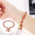 thumbnail image 3 of CILENON Bead Jade Crystal Lucky Bracelets for Women Chinese Style Good Lucky Jade Dainty Beads Bracelets Calming Stretch Bracelet Stress Relief Gifts for Women(C,One Size), 3 of 6