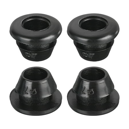 

Uxcell 20Pack Rubber Grommets 8mm Mount Dia for 5mm ID Rubber Hole Plugs Rubber Wiring Grommets for Firewall Black