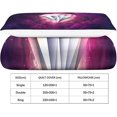 thumbnail image 4 of Diamond 2 Piece Bedding Set With 3d Luxury Duvet Cover - Microfiber Bedding Set With Zipper Closure Single, 4 of 5