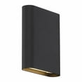 thumbnail image 3 of 20408LEDD-BL Access Lighting Lux-Bi-Directional Wall Sconce in Transitional Style-6.25 Inches Wide by 8 Inches Tall-Black Finish, 3 of 8