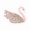 Pink, variant on Elegant Alloy Enamel Jewelry Storage Box Swan Designs And Sparkling Display Case For Women