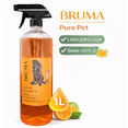 thumbnail image 1 of BRUMA Pure Pet Eliminador de Olores para Mascotas 1 L con Atomizador, Limpiador Base Cítrica Listo para Usar, 1 of 7