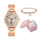 thumbnail image 1 of Reloj de pulsera de cuarzo para mujer, nuevo modelo de moda, con correa y estuche de regalo., 1 of 3