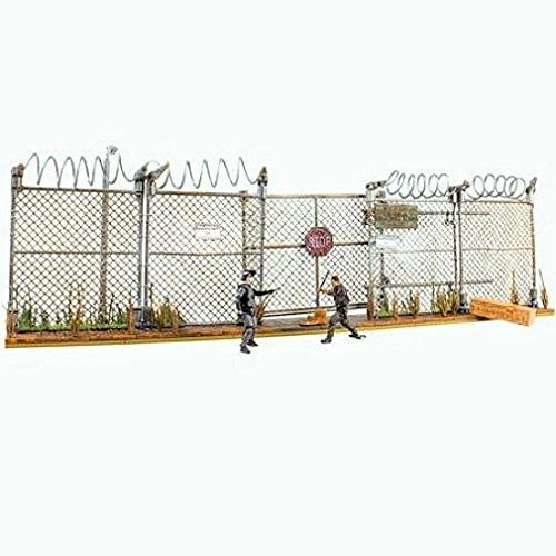 Mcfarlane Toys The Walking Dead Amc Tv Series Prison Gate  Fence Building Set # 
