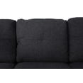 thumbnail image 2 of PonLiving Furniture Left Facing 3PC Sectional Sofa Set,Linen,Black Grey(LSF125A) PonLiving Left Facing 3PC Sectional Sofa Set,Linen,Black Grey(LSF125A), 2 of 4