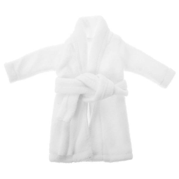 Miniature Doll Bathrobe Outfit Party Accessory Doll Clothing Doll Clothing Dressing Gown Doll Bathrobe Party Accessory Miniature Doll Dressing Bathrob