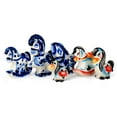 thumbnail image 3 of Stp Goods Rocking Horse Handmade Porcelain Figurine 3.35x3.15" (8.5x8 cm) Symbol of 2026 Gzhel Figurine Hand-Painted Porcelain Sculpture Home Decor Tabletop Porcelain Horse, Blue and White, 3 of 5