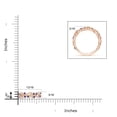 thumbnail image 5 of ANGARA Natural Nature Inspired Round Blue Sapphire & Diamond Vine Ring in 14K Rose Gold for Women (Size-1.3mm) | September Birthstone, Anniversary, Jewelry Gift for Women | Natural Blue Sapphire Ring, 5 of 10