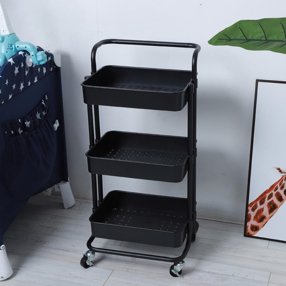 Details about  / 3-layer Cart Rectangular Groceries Sorting Storage Basket Box Container Cabinet
