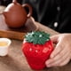 thumbnail image 2 of Toystoory Tarro de cerámica práctico para almacenar adornos de frutas, ideal para plantas hidropónicas y porta bolígrafos. Cocina y Comedor rosa, 2 of 6