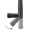 thumbnail image 3 of Antena GSM GPRS WCDMA 2dBi 824-960/1710-1990MHz 3G Conector Macho SMA/RP-SMA Omnidireccional Plegable Negro/Blanco Negro RP-SMA Macho, 3 of 4