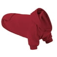 thumbnail image 5 of Gustave Dog Hoodie Sweatshirt Winter Warm Fleece Lined Puppy Hooded Sweater Pullover Cold Weather Coats Clothes for Small Medium Dogs - Red, XL, 5 of 8