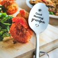 thumbnail image 3 of Gifts for Grandpa Grandfather from Grandson Granddaughter Good Morning Grandpa Coffee Spoon for Granddad Granddaddy Father's Day Christmas Gift for Granddad Papa Dessert Spoons, 3 of 5