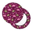 thumbnail image 2 of Gukieu Festive Flamingos Print Round Chair Cover, Dust-proof and Non-slip Bar Chair Protective Cover, Suitable for Bars, Restaurants, Offices-14 inch, 2 of 7