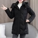 thumbnail image 1 of Ailaofu Women's Cotton Anorak Lightweight Military Jacket Warm Utility Casual Coat With Hood, 1 of 6
