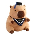 thumbnail image 3 of Muñeco de Peluche Hugo de Graduación cuello azul 30 cm, 3 of 10