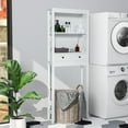 thumbnail image 4 of Costway Over the Toilet Storage Rack Bathroom Space Saver with 2 Open Shelves & Drawers, 4 of 10