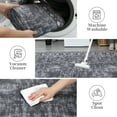thumbnail image 6 of HOMERRY Washable Area Rug 5' x 7' Geometric Border Indoor Carpet for Living Room Non-Slip Floor Cover, Gray, 6 of 6
