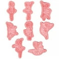 thumbnail image 2 of Ludlz 8Pcs Biscuit Mold Ballet Shapes Non Stick Heat-Resistant Fondant Paste Candy Biscuit Embossing Stencil Kitchen Supplies, 2 of 7
