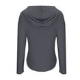 thumbnail image 4 of AXXD Womens Dressy Tops Basic Summer 2024 Casual Solid Long Sleeve V-Neck Solid Tops, 4 of 6
