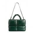 thumbnail image 4 of Bolso de mano con plumas cuadrilaterales, chaqueta acolchada de algodón, bolso de mujer, sencillo, pequeño, cuadrado, suave, para otoño e invierno, 4 of 4