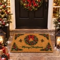 thumbnail image 2 of Dpityserensio Xmas Decor Christmas Doormat Merry Christmas Holiday Printed Door Mat No Slide Decorative Floor Mat for Front Door Entryway Home Decor, 2 of 6