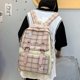 thumbnail image 4 of Bolsa 5 unids/set mochila de mujer moda lindo de escuela a cuadros para vacaciones (rosa) Ehuebsd Para Estrenar, 4 of 9