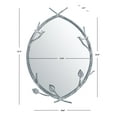 thumbnail image 3 of SAFAVIEH Helios 18.8 in. x 27.2 in. Solid Frame Mirror, Silver, 3 of 5
