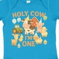 thumbnail image 4 of Inktastic Holy Cow I'm One Boy Farm Animal Birthday Boys or Girls Baby Bodysuit, 4 of 5