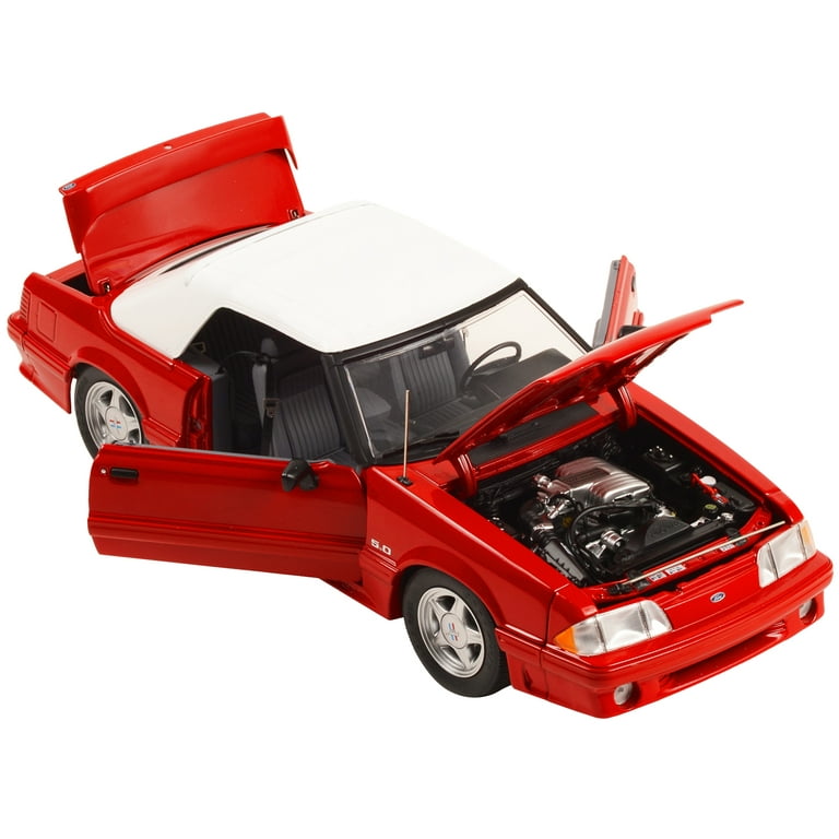Diecast Axel Foley's 1991 Ford Mustang GT Convertible Red Diecast Axel Foley's 1991 Ford Mustang GT Convertible Red