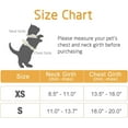 thumbnail image 3 of Cat Harness and Leash for Walking, Escape Proof Soft Adjustable Vest Harnesses for Small Medium Cats, Easy Control Breathable Reflective Strips Jacket, Black, XS(Chest: 13.5"-16"), 3 of 5