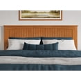 thumbnail image 6 of AFI Naples King Solid Wood Low Profile Platform Bed with Matching Footboard, Light Toffee, 6 of 12