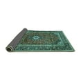 thumbnail image 2 of Ahgly Company Indoor Rectangle Persian Turquoise Blue Traditional Area Rugs, 7' x 10', 2 of 4