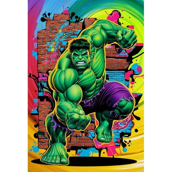 Hulk Diamond Painting Kits for Beginners,5D Diamond Painting for Adults, Diamond Painting, Diamond Art ,Size 12x16inch