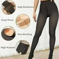 thumbnail image 4 of New Compression Band & One Seam Option, Sizes XS-3XL Magic Fleece Lined Leggings with Shaping Snatch Waist and Stay Warm Feature for Women, 4 of 8